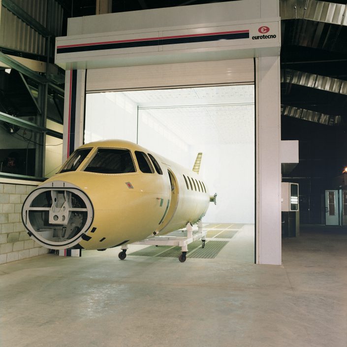 Aerospace Spray Booths - Jet Fuselage